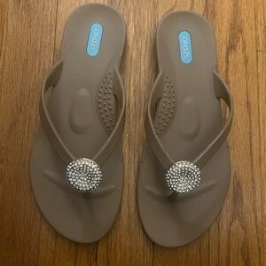 Oka-B Licorice Lucky Flip Flops